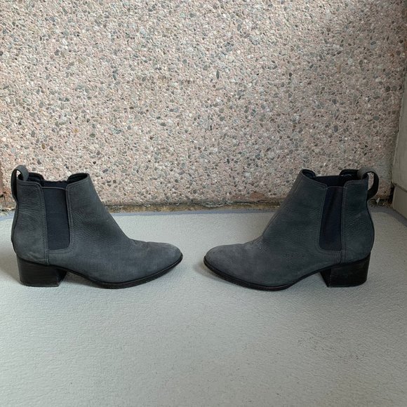 rag & bone Walker Chelsea Boots - Gray Nubuck - Picture 9 of 11